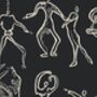 Dancers Wallpaper, Black + White, thumbnail 4 of 5