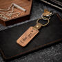 Personalized Wooden Keychain Gift, Engraved For Him Her, thumbnail 1 of 5