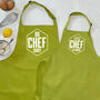 Big Chef Little Chef Personalised Hexagon Aprons, thumbnail 4 of 8