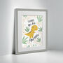 Personalised Dinosaur Children’s Nursery Framed Print, thumbnail 8 of 10