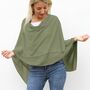 Personalised Wool Mix Poncho, thumbnail 9 of 12