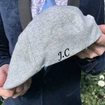 Personalised Teacher Flat Cap With Secret Message, 4 of 5