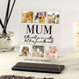 Personalised Mum Photo Quote Acrylic Plaque, thumbnail 1 of 3