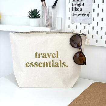 Travel Essentials Holiday Toiletries Bag Pouch, 2 of 3