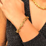 Peppercorn Gold Plated Silver Statement Necklace, thumbnail 6 of 7