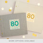 Personalised 80th Birthday Photo Album, thumbnail 1 of 12