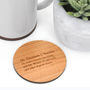 Personalised Teacher Definition Coaster, Teacher Gift, thumbnail 5 of 5