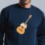 Personalised Christmas Pudding Guitar Jumper, thumbnail 1 of 8