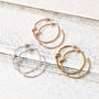 Friendship Knot Hoop Earrings In Three Colours, thumbnail 2 of 4