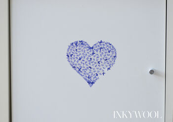 Purple Heart Butterfly Sticker, 3 of 7