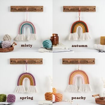 Make Your Own Macrame Rainbow Craft Kit, 4 of 12