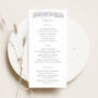 Personalised Wedding Menu With Wildflowers, thumbnail 1 of 7