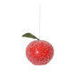 Christmas Spun Cotton Apple Decoration, 6cm, thumbnail 2 of 2