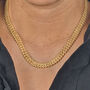 18k Gold Vermeil Plated Woven Necklace, thumbnail 2 of 7