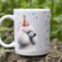 Personalised Poodle Birthday Congratulations Party Mug, thumbnail 1 of 2