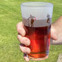 Rugby Etched Pint Glass, thumbnail 2 of 5