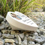 Personalised In Loving Memory Dove Photo Resin Heart Grave Marker, thumbnail 2 of 5