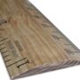 Original Walnut Finished Wood Height Chart Ruler, thumbnail 4 of 6