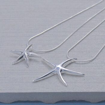 Silver Pacific Starfish Pendant, 6 of 7