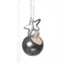 Harmony Ball Pregnancy Necklace With Freshwater Pearl, thumbnail 3 of 7