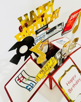 Theatre Themed 3D Birthday Card, 3 of 5
