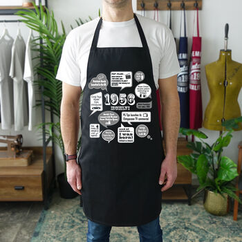 'Events Of 1956' 70th Birthday Gift Apron, 6 of 9