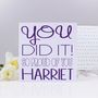 Personalised 'You Did It' Result Or Achievement Card, thumbnail 6 of 8