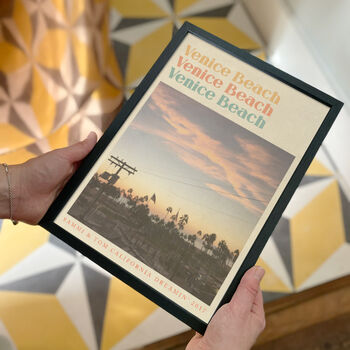 Personalised Retro Photo Holiday Print, Unframed, 5 of 7