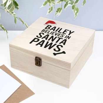 Personalised Pets Santa Paws Christmas Eve Box, 4 of 12