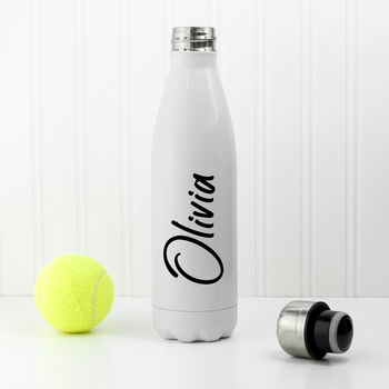 Personalised White Water Bottle, 3 of 8