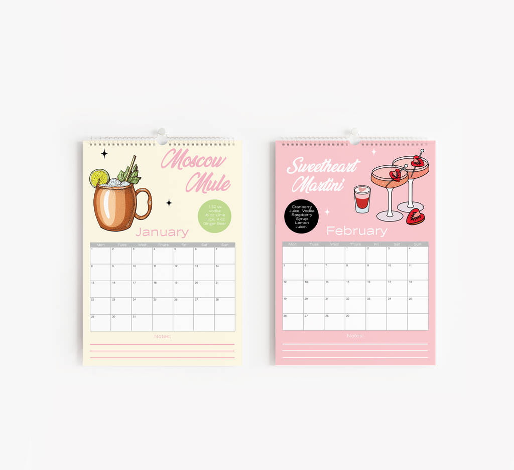 2024 Cocktail Calendar By SOFE STORE
