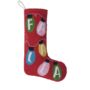 Personalised Fa La La Hook Christmas Stocking, thumbnail 2 of 3