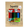 Set Of Three Children's Socks In A Gift Box Safari, thumbnail 1 of 2