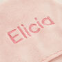 Personalised Pink Star Hooded Fleece Wrap, thumbnail 5 of 6