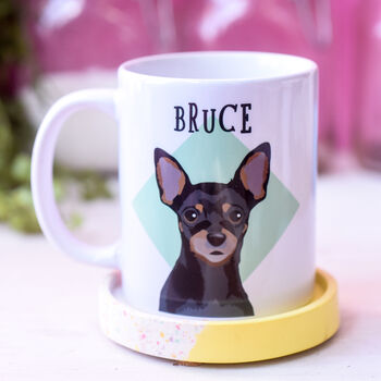 Personalised Dog Diamond Mug Dog Lover Gift, 3 of 12