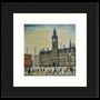 Framed 'Manchester Town Hall' Print. Lowry Style, thumbnail 1 of 3