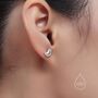 Sterling Silver Little Wren Bird Stud Earrings, thumbnail 7 of 12