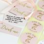 Blush Pink And Gold Label Pack For Wedding Favours, thumbnail 2 of 3