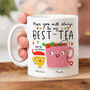 'Mum My Best Tea' Personalised Christmas Mug, thumbnail 1 of 2