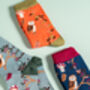 Owl Bamboo Socks Letterbox Giftset, thumbnail 8 of 11
