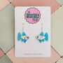Sparkly Guppy Fish Earrings / Gift For Fish Keepers / Sparkly Fish Earrings, thumbnail 1 of 9