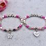 Personalised Best Big Sister Ever Charm Bracelet, Baby Shower Gift, thumbnail 6 of 11