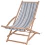Rocking Deck Chair In Blue Stripe, thumbnail 1 of 2