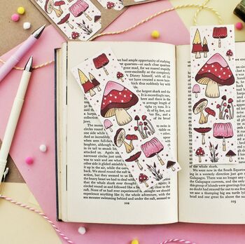 Fairytale Magical Mushroom Bookmarks Set Of Two, 4 of 6