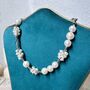 Celestial Blossom Pearl Necklace, thumbnail 3 of 6