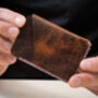 Personalised Leather Card Holder Kit Be The Maker, thumbnail 1 of 9
