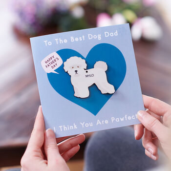 Personalised Father's Day Dog Breed Card Sent Direct, 3 of 12