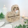 Personalised My Favourite Child Gave Me This Wooden Freestanding Heart, thumbnail 2 of 4