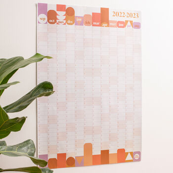 22/23 Academic Year Pastels A1 Wall Planner, 5 of 6