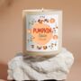 Pumpkin Spice Autumnal Candle For Pumpkin Autumn Decor, thumbnail 3 of 6